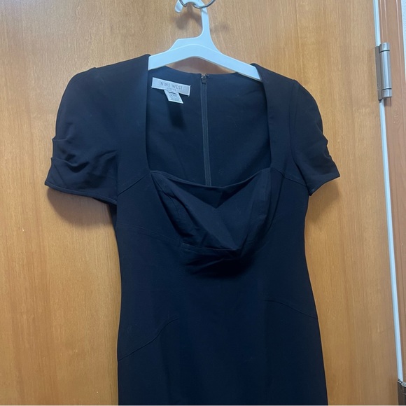 Nine West Black Midi Cocktail Dress - Picture 7 of 13